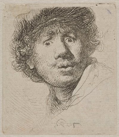 Self-portrait by Rembrandt van Rijn